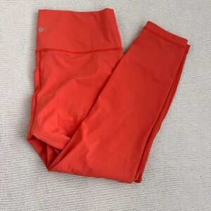 Lululemon Align High Rise Pant Orange Size 14
